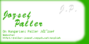 jozsef paller business card